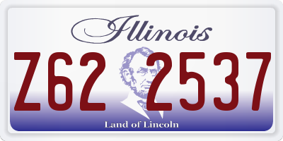 IL license plate Z622537