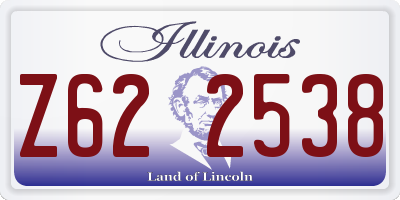 IL license plate Z622538