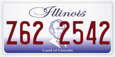 IL license plate Z622542