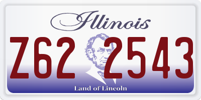 IL license plate Z622543