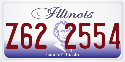 IL license plate Z622554