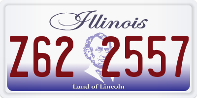 IL license plate Z622557