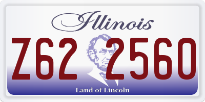 IL license plate Z622560
