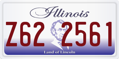 IL license plate Z622561