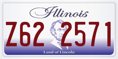 IL license plate Z622571