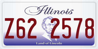 IL license plate Z622578