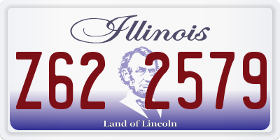 IL license plate Z622579