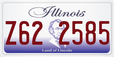IL license plate Z622585