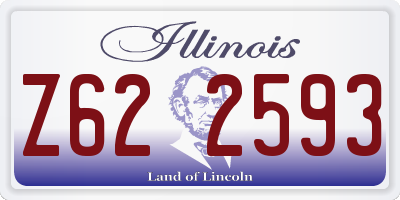 IL license plate Z622593