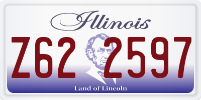IL license plate Z622597