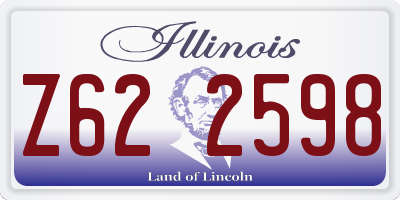 IL license plate Z622598