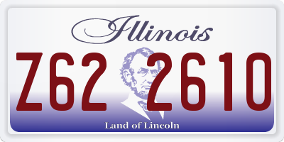 IL license plate Z622610