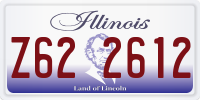 IL license plate Z622612