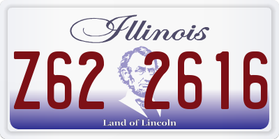 IL license plate Z622616