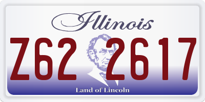 IL license plate Z622617