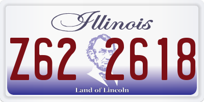 IL license plate Z622618