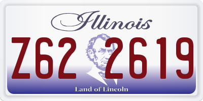 IL license plate Z622619
