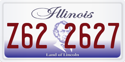 IL license plate Z622627