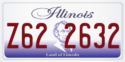 IL license plate Z622632