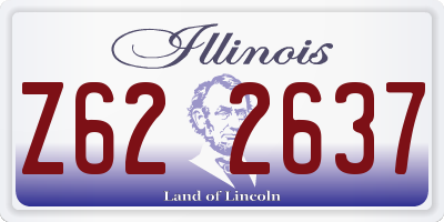 IL license plate Z622637