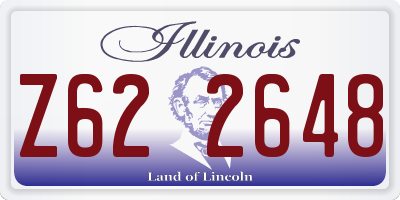 IL license plate Z622648