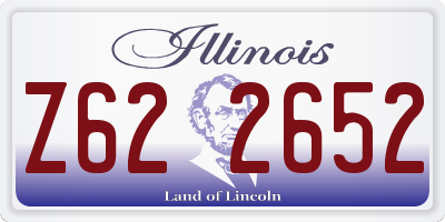 IL license plate Z622652
