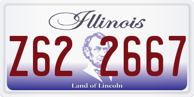 IL license plate Z622667