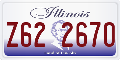 IL license plate Z622670