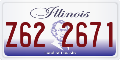 IL license plate Z622671