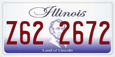 IL license plate Z622672