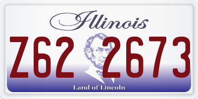 IL license plate Z622673