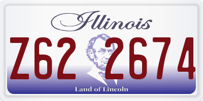 IL license plate Z622674