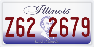 IL license plate Z622679