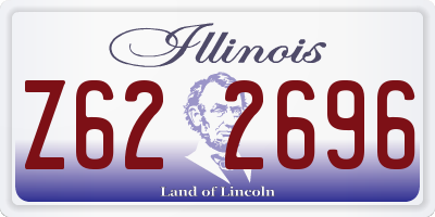 IL license plate Z622696