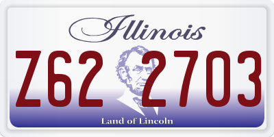 IL license plate Z622703