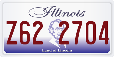 IL license plate Z622704
