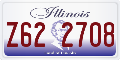 IL license plate Z622708