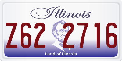 IL license plate Z622716