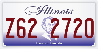 IL license plate Z622720