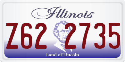 IL license plate Z622735