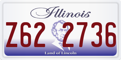 IL license plate Z622736