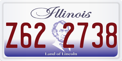 IL license plate Z622738