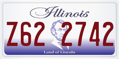 IL license plate Z622742