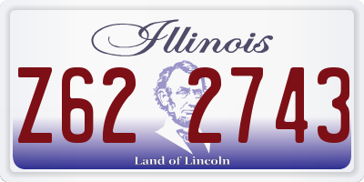 IL license plate Z622743