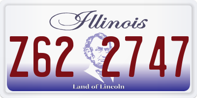 IL license plate Z622747