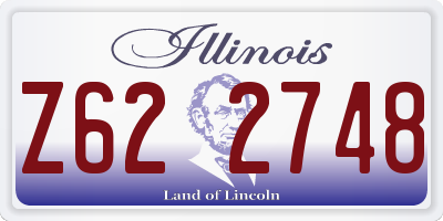 IL license plate Z622748