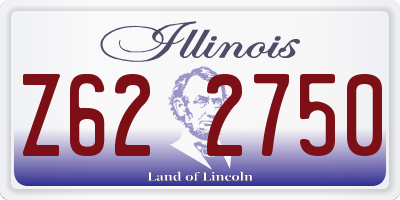 IL license plate Z622750