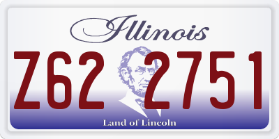 IL license plate Z622751