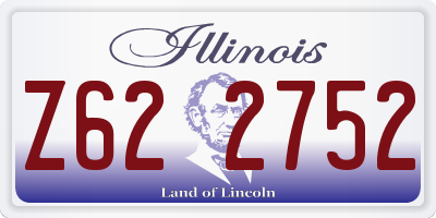 IL license plate Z622752