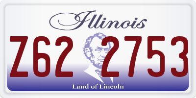 IL license plate Z622753